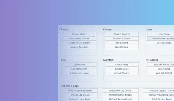 Dynamic Data Enforcement Screen