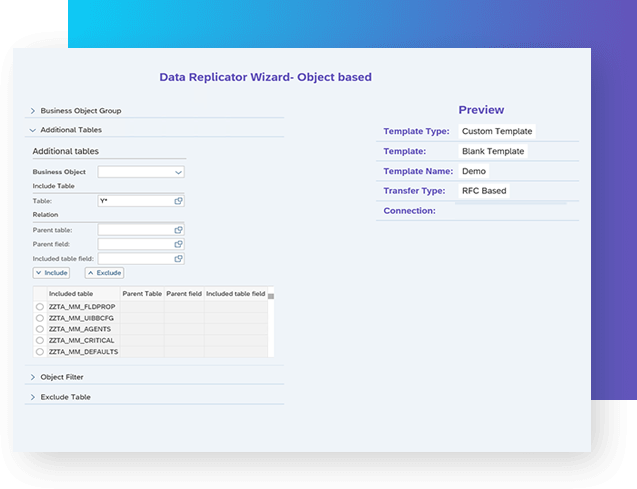 SAP Object Replicator